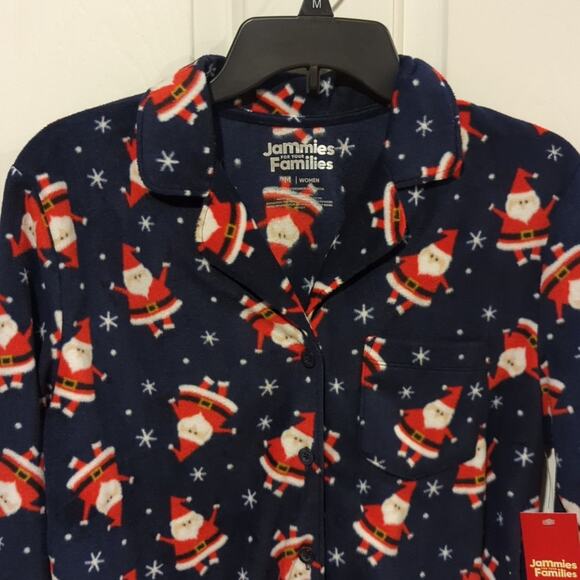 Jammies for Families Santa Top, NWT, M - Picture 2 of 4